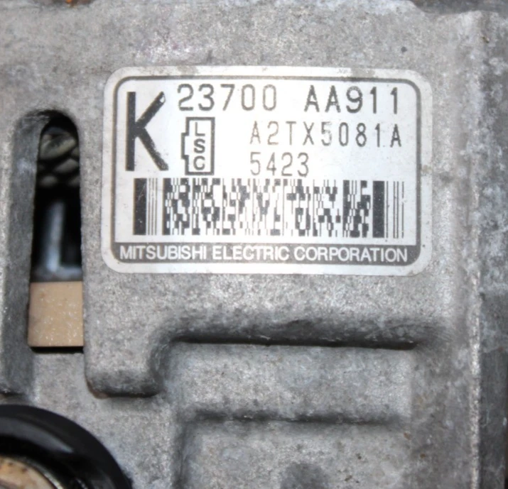 Conjunto de carga alternador Subaru WRX 2015-2018 23700AA911 OEM 15-18 Foto 4 de 4