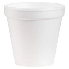 DART 4J4 Disposable Hot Cup,4oz,White,Foam,PK1000 23UA55
