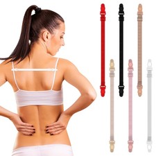 6 Pcs Adjustable Bra Strap Clips Non Buckle Non- Holder for Women