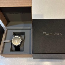 Orologio Hamilton Jazzmaster H32451731 Automatico Funzionante Scatola Pelle Nera Japan