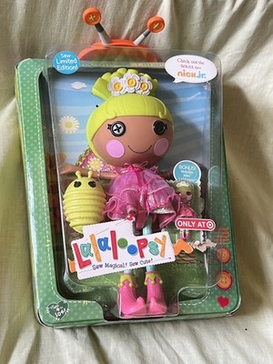 New in Box Lalaloopsy PIX E FLUTTERS Full Size 12'' Doll & Pet Firefly & Mini