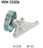 SKF VKM 33206 Umlenk-/FüHrungsrolle, Keilrippenriemen