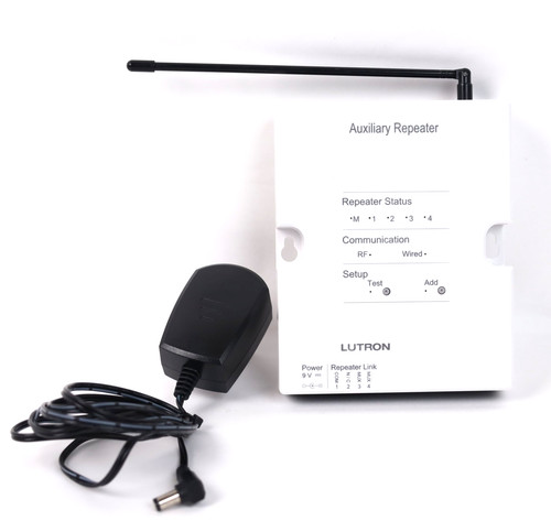 Lutron Radio RA2 RR-AUX-REP-WH Auxiliary Repeater (White) w180