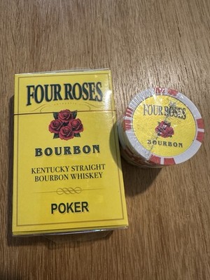 Poker Set Four Roses Bourbon