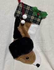 Beagle Dog Christmas Stocking Holiday Decor 17”