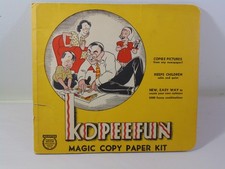 Vintage Kopeefun Magic Copy Paper Kit 1937 Embree MFG