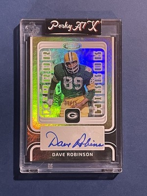 2024 Panini Certified Mirror Autograph #MS-DR Dave Robinson #01/15 Packers HOF