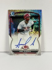 2023 Bowman Chrome Prospects Ariel Almonte Mega Box Autograph #BMA-AA Auto Reds