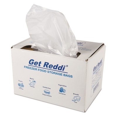 Inteplast Group Get Reddi Freezer Food Storage Bags 0.5 mil 27'' x 37'' Natural