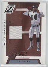 2005 Donruss Zenith Z-Jerseys AJ Feeley #Z-71 0f8