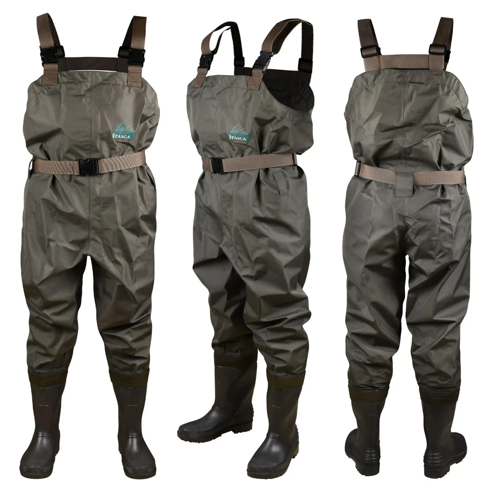 Itasca Women's Boot Foot Breathable Waders - Choose Size - Brown Color - NEW!