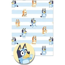 Danilo Promotions LTD BLW01 Bluey Wrapping Paper, Bluey Gift Wrapping,