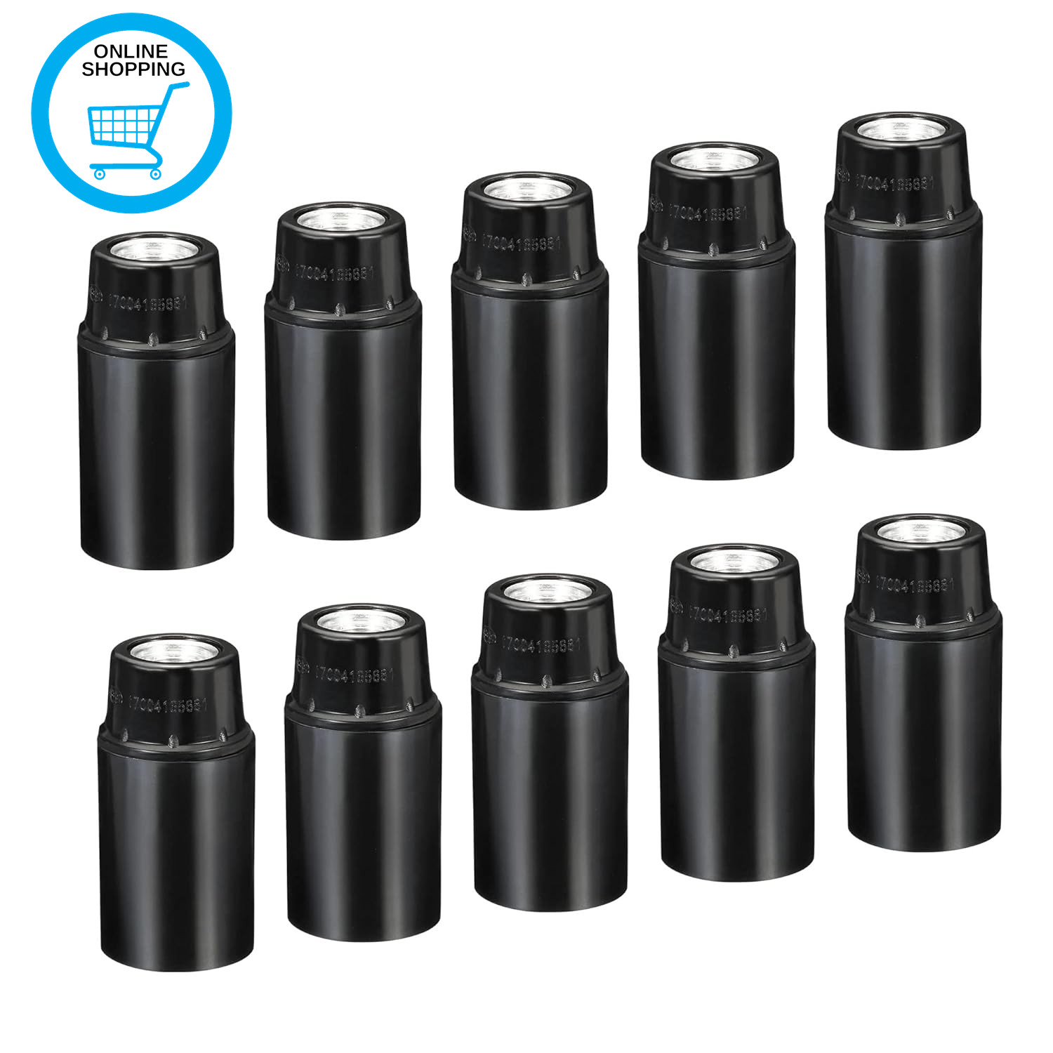 E14 Bulb Holder Light Socket, 10 Pack Thread LED Bulb Lamp Holder for Pendant Li
