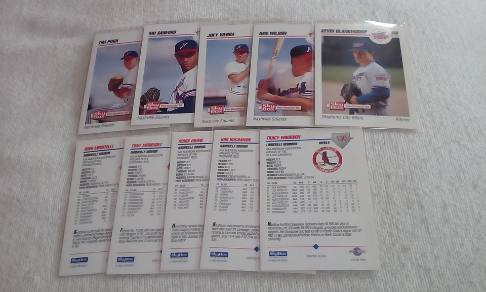 1992 Skybox AAA  Baseball 100-199 part. set  Pick cards that you may want/need. - Image 4 of 4