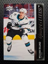 2021-22 Upper Deck Series 2 Young Guns #475 William Eklund Rookie Card. rookie card picture