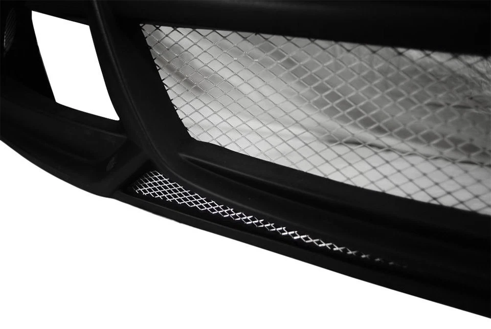 For Mercedes-Benz C350 06-07 W-1 Style Fiberglass Front Bumper Cover Unpainted Foto 4 de 4