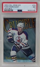 Todd Marchant 1995 Collectors Edge Ice Crucible Edmonton Oilers Hockey Card #C6
