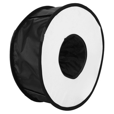 Universal Round Foldable Diffuser Softbox Shoot Macro Flash Light Lamp Hood CB