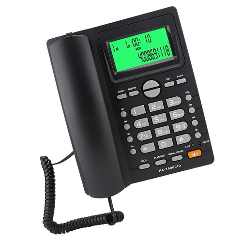 Kx T880C Telefon stacjonarny z wyświetlaczem identyfikatora dzwoniącego Bez funkcji wyciszania NTS - Zdjęcie 9 z 22
