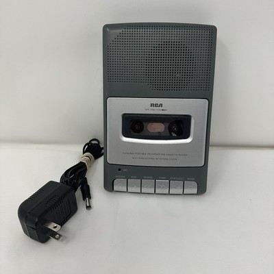 RCA Cassette Player & Recorder RP3504-B w/Power Cord (Tested & Working)