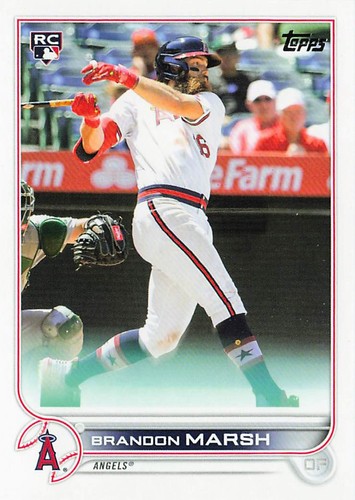 Brandon Marsh [Clear] #243 2022 Topps card