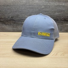 DeWalt Hat Cap Snap Back Gray Trucker Guaranteed Tough Tools Construction Work