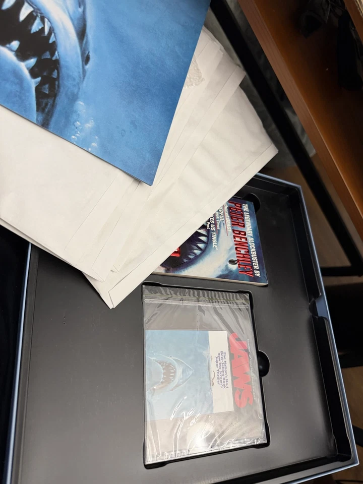 JAWS 4-Laserdisc LD BOXED SET SIGNATURE COLLECTION LIMITED EDITION W/CD + BOOK! - Image 3 of 4