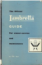LAMBRETTA 125LD 150LD TV175 150LI (1951-59) ORIGINAL FACTORY SERVICE MANUAL