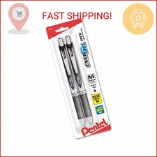 Pentel EnerGel RTX Retractable Liquid Gel Pen, 0.7mm , Medium Line, Metal Tip,
