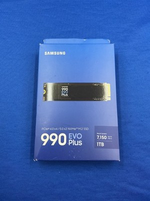 MZ-V9S1T0B/AM Samsung 990 EVO PLUS 1TB M.2 2280 NVME PCIE4.0/5.0x2 SSD MZ-V9S1T0