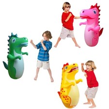 Parent Child Outdoors Toys Tumbler Boxing Dinosaur Inflatable Punching Bag Boys