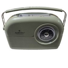 Hearth  Hand With Magnolia Green AM/FM Bluetooth Radio AUX Rechargeable