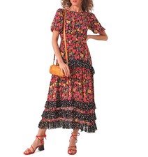 Rixo Pure Silk Low Back Shireen Maxi Dress Size 14