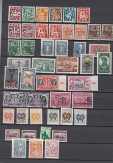 Litauen kleines Lot postfrisch und gestempelt