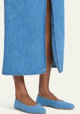 Gabriela Hearst Shoes Ballet Flats Denim Sz 39 $695