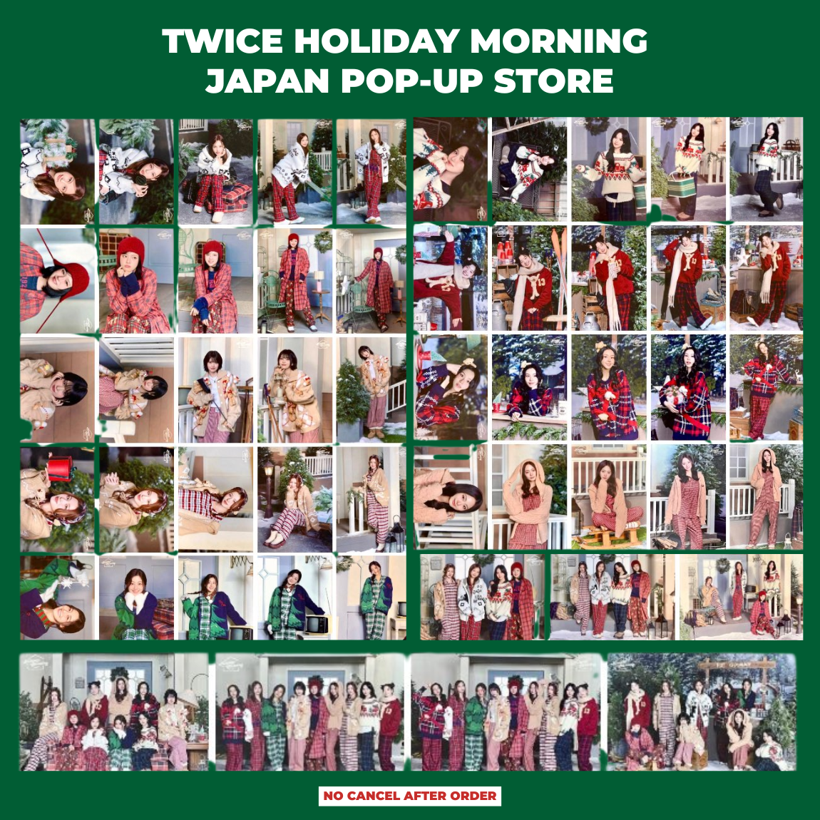TWICE HOLIDAY MORNING JAPAN POP-UP STORE CHRISTMAS TRADING CARD