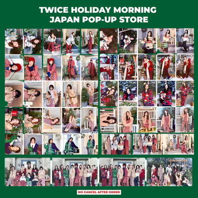 TWICE HOLIDAY MORNING JAPAN POP-UP STORE CHRISTMAS TRADING CARD