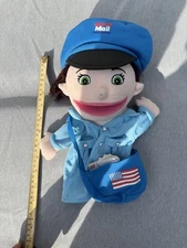 Lakeshore Let's Talk Community Helpers Hand Puppet Mail Carrier  Kids Show