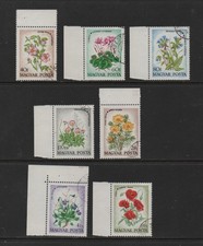 HUNGARY 1973 WILD FLOWERS Set of 7v. (SG2820/6) *USED/CTO*