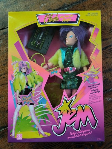 Poupée Jem et les Hologrammes Misfits Clash Vintage Hasbro 1986 #1