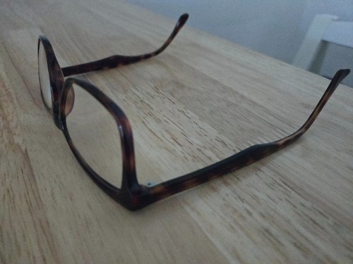 Herrenbrille Vintage Horn rechteckig - Bild 3 von 3