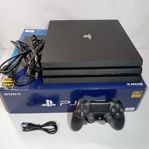 Sony PlayStation 4 PS4 Pro 1 TB Jet Black CUH-7200BB01 Game Sony PlayStation 4 PS4 Pro 1 TB Jet Black CUH-7200BB01 Game
