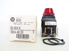 Allen Bradley 800H-QR12R 800HQR12R Ser F Pilot Light Red Lens 12v Type 4, 4X
