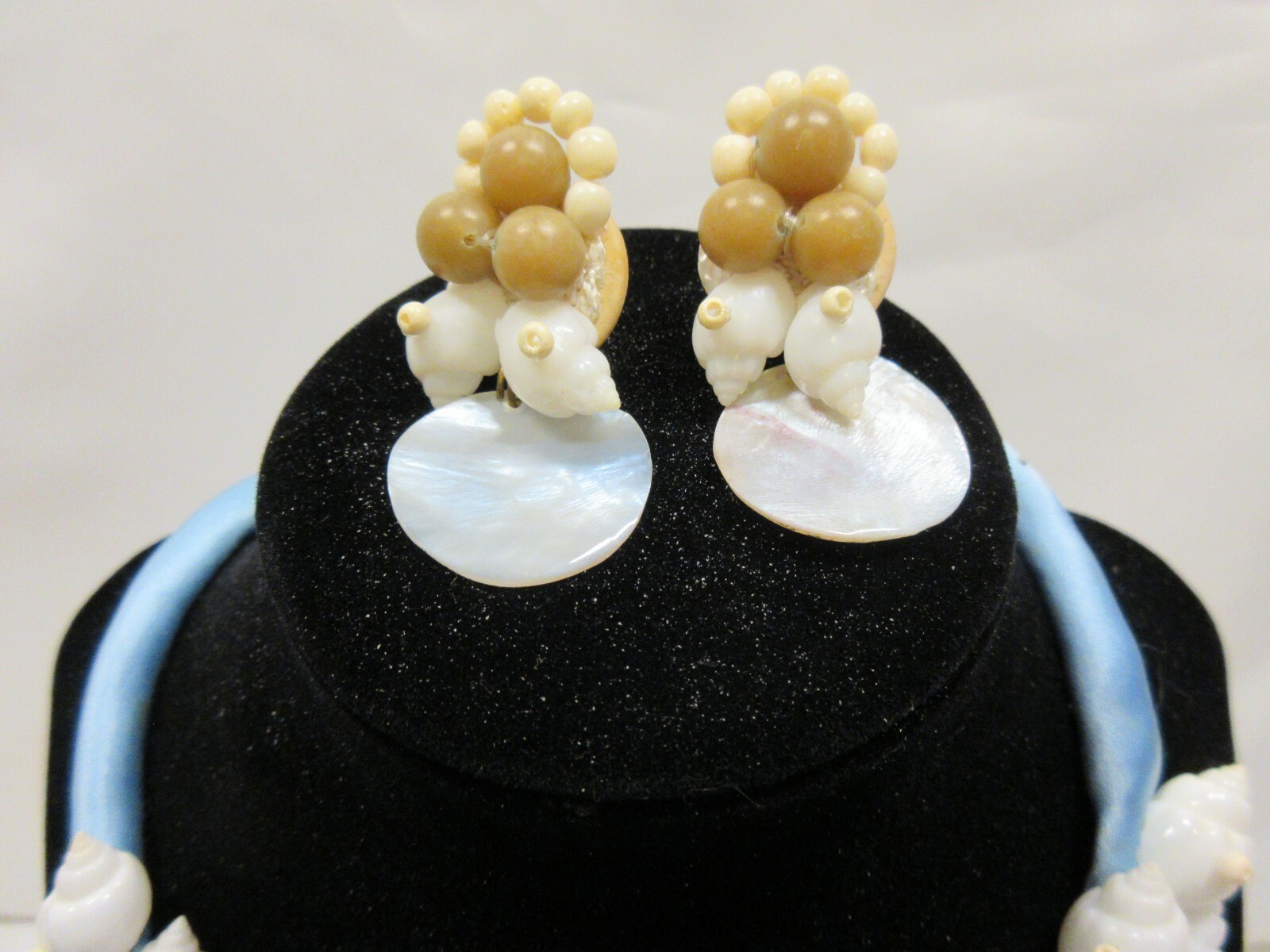 Very Unique Boho Handmade Statement Necklace MOP … - image 2