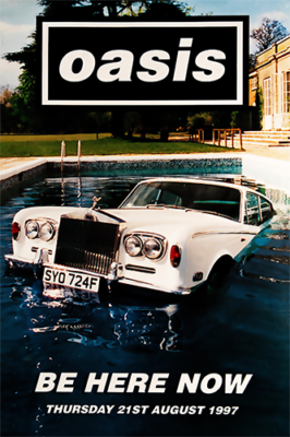 Oasis - Be Hear Now - US promo Poster Print | eBay