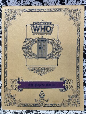 THE DOCTOR WHO ROLE PLAYING GAME - 1985 The Players Manual FASA ...