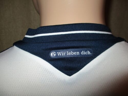 FC Schalke 04 Adidas Langarm Spieler Trikot 2013/14 "ohne Sponsor" Gr.6 (M) - Picture 8 of 9