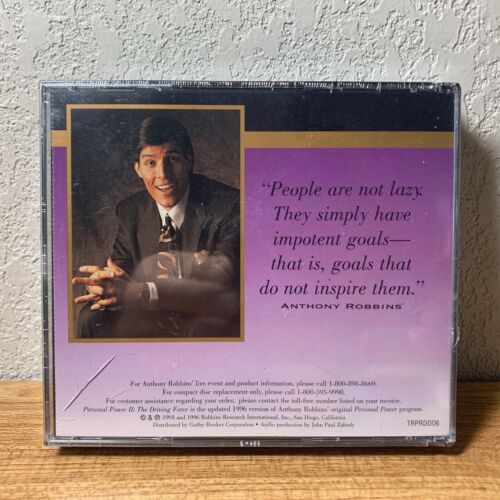 Anthony Robbins: How To Create A Compelling Future Audiobook CD - NEW SEALED! - Picture 2 of 2