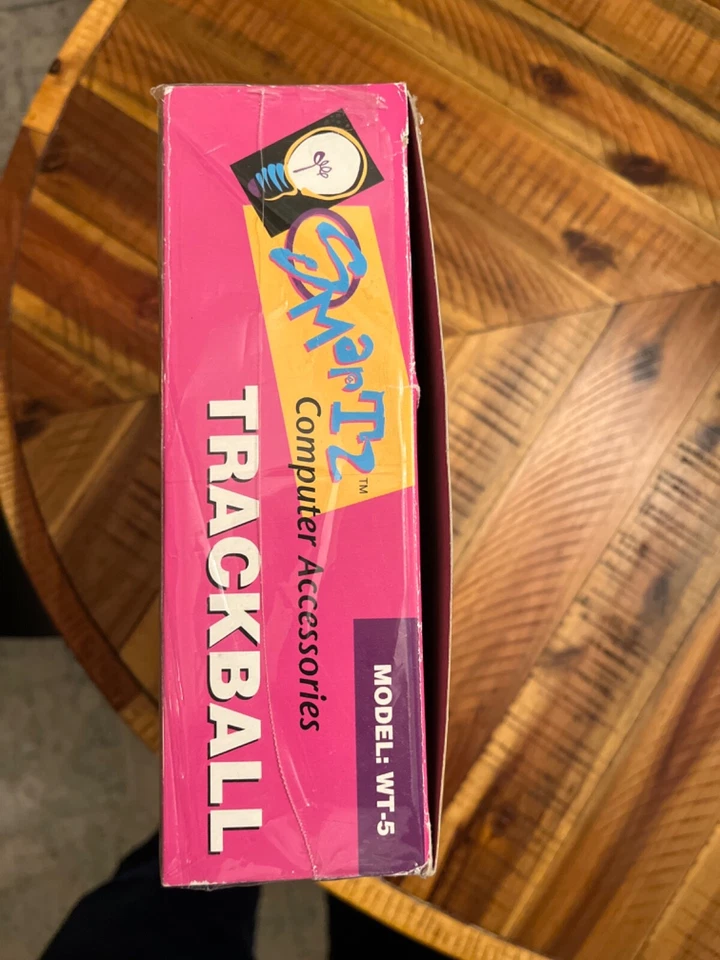 VTG SMARTZ WT-5 TRACKBALL MOUSE FOR IBM / OTHER PC/XT/AT COMPUTERS new sealed - Image 4 of 4