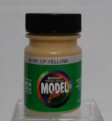 Badger Modelflex acrylic paint 16-161, CP Yellow.